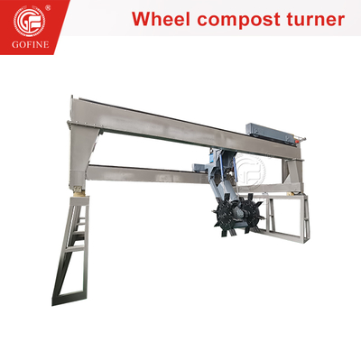 Wheel Type Organic Fertilizer Composting Equipment for Chicken Droppings