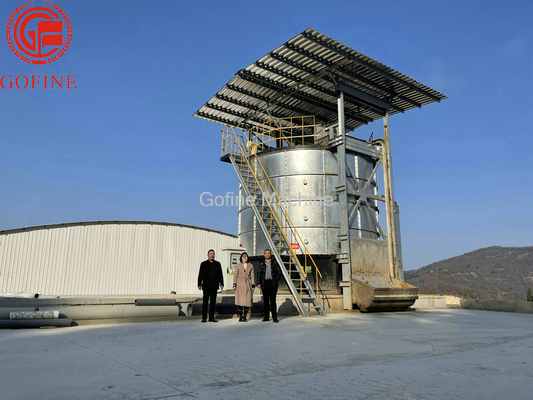 Танки заквашивания продукции удобрения компоста скотного двора 18.9KW аэробные